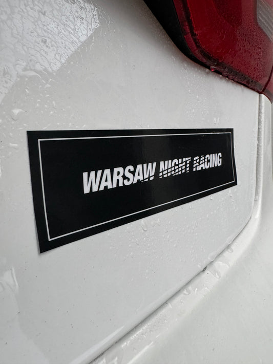 Wlepa Prostokątna WARSAWNIGHTRACING